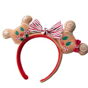 NWT Mickey/Minnie Mouse Gingerbread
Ears/Headband
